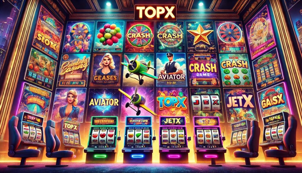 TopX Casino : A Vast Library of Games